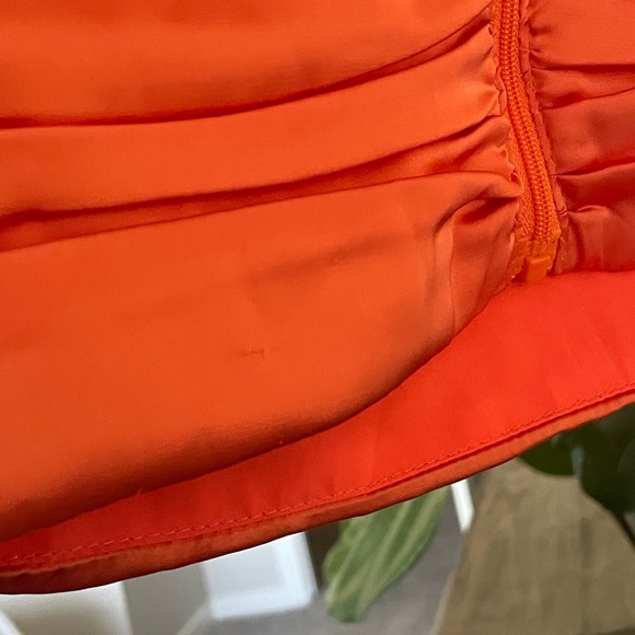 103. Revolve NBD Rae Strapless Top in Tangerine - size S - Picture 6 of 8